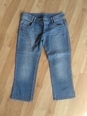 United Colors Of Benetton Full Fit Blue Jeans Capris